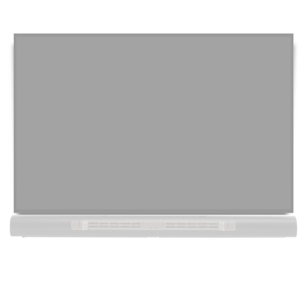 Flexson FLXSARWM1011 Wandhalter fest für Sonos Arc Weiß